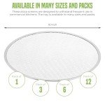 OCS Parts 3-Pack 16-Inch Aluminum Pizza Screen | Commercial Grade Pizza Tray Screen for Home Cooking, Pizzerias and Restaurants