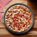 G & S Metal Products Company PB45-MTO Nonstick Pizza, 12, 1 Pan, Black