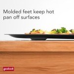 GoodCook AirPerfect Nonstick 16” Pizza Pan – Pizza Tray for Oven, Perforated Round Pizza Pan, Carbon Steel Baking Pan, Homemade, Frozen & Leftover Slices