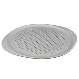 Farberware Insulated Nonstick Bakeware 15.5-Inch Round Pizza Pan, Light Gray