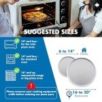 Norjac 14-Inch | Non-Stick Coupe Style Pizza Pan, 2 Pack, Restaurant-Grade | Heavy-Duty Aluminum Baking Tray, Oven-Safe, Rust-Proof