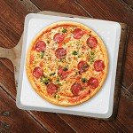 YARDWE Pizza Bakeware, Perforated Aluminum Sheet Pan 12 Inch Pizza Tray Pizza Pan with Holes Square Nonstick Bakeware for Oven Baking Pizza, French Fries