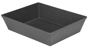 LloydPans Kitchenware 8 by 10 inch Detroit Style Pizza Pan USA Made Hard-Anodized