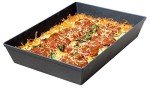 LloydPans Kitchenware 8 by 10 inch Detroit Style Pizza Pan USA Made Hard-Anodized