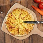 2 Pack Wooden Pizza Peel, 12 inch Large Pizza Paddle Set for Pizza Oven, Pizza Stone, Pan or Grill, Pizza Spatula for Baking Bread and Cake Indoor&Outdoor