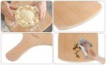 2 Pack Wooden Pizza Peel, 12 inch Large Pizza Paddle Set for Pizza Oven, Pizza Stone, Pan or Grill, Pizza Spatula for Baking Bread and Cake Indoor&Outdoor