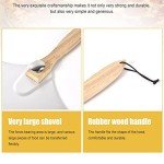 MartShire Pizza Peel - 12X14 Inch Aluminium Pizza Shovel - 12 Inch Long Foldable Wooden Handle Pizza Paddle - Homemade Baking of Bread Cakes & Pizza