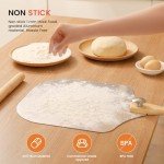 Pizza Peel Aluminum Pizza Spatula - Lavit 12x14 Inch Pizza Pack Metal Peel with Wood Handle & Rocker Cutter, Pizza Paddle (Storage bag included), for Family Pizza Oven, Baking, Dough, Bread & Pastry