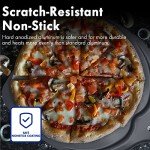 Newmeto Pizza Peel, 12 Inch Perforated Pizza Peel, Professional Aluminum Pizza Paddle, Restaurant Grade, Long Handle Non-Stick Metal Pizza Peel for Outdoor Pizza Oven