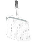 Perforated Pizza Peel 12-inch, Professional Nonstick Aluminum Metal Pizza Paddle Spatula, Heat-resistant Handle, Lightweight Pizza Peel Pizza Oven Accessories