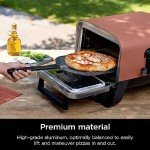 Ninja XSKOPPL Perforated Pizza Peel, Compatible Woodfire Outdoor Oven (OO100 series), Hanging Drawstring, Aluminum, Grey/Black, 19.5'' x 16.5'' x15"