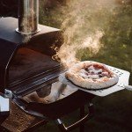 G.a HOMEFAVOR Perforated Pizza Peel,Long Wooden Handle Pizza Paddle,Professional Nonstick Aluminum Metal Pizza Peel,Lightweight Pizza Peel for Pizza Oven Accessories-ilver,12x13 Inch