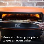Everdure Stainless Steel Pizza Turning Peel - 6.5" Diameter, Long Handle, Nonstick, Lightweight, Perforated Design, Essential for Pizza Oven Owners, Chefs, Cooks, Bakers