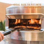 Solo Stove Stainless Pizza Turner | Stainless Peel, Pizza Paddle with Long Handle, Accessory Pi Pizza Oven and Any Other Ovens, 304 Stainless Steel, L: 22 in x W: 7.6 in, 0.9 lbs