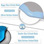 LEVINCHY Pizza Cutter Wheel, Detachable Blade Easy to Clean, Ergonomic Pizza Slicer Cutter with Protective Blade Cover, Large Size, Blue