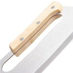 Kobiva 14" Dual-Grip Pizza Cutter Pizza Board | Gift Pizza Set, Best Pizza Cutter Rocker Blade, Bamboo Pizza Cutting Board, Pizza Slicer, Pizza Serving Board, Pizza Rocker Knife For Cutting Pizza Piza
