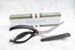 Generic MyHoome Non-stick Pizza Scissors with Secure Grip Base - Food-Grade Stainless Steel Pizza Cutter - Cutter and Pizza Server - Easy-to-Use and Clean Pizza Cutters., Black