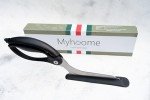 Generic MyHoome Non-stick Pizza Scissors with Secure Grip Base - Food-Grade Stainless Steel Pizza Cutter - Cutter and Pizza Server - Easy-to-Use and Clean Pizza Cutters., Black