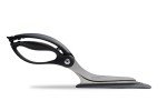 Generic MyHoome Non-stick Pizza Scissors with Secure Grip Base - Food-Grade Stainless Steel Pizza Cutter - Cutter and Pizza Server - Easy-to-Use and Clean Pizza Cutters., Black