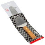 Chef Craft Select Stainless Steel Wooden Handle Pie Server, 9.25 inches length, Natural