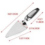 2PCS Flatware Pie Server Stainless Steel Cake Cutter, Pizza/Tart/Dessert Slicer.