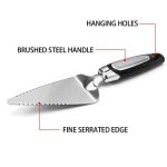 2PCS Flatware Pie Server Stainless Steel Cake Cutter, Pizza/Tart/Dessert Slicer.