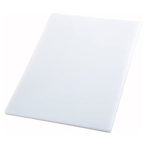 Winco Cutting Board, 18 by 24 by 1/2-Inch, White, 18" x 24"