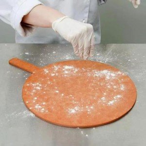 SWEIBIAI Pizza Board 20”X16” Round Pizza Cutting Board Pizza Serving Board For Kitchen Charcuterie Board