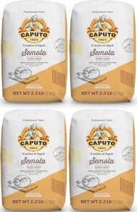 Caputo Semolina Flour 4-Pack for Pizza