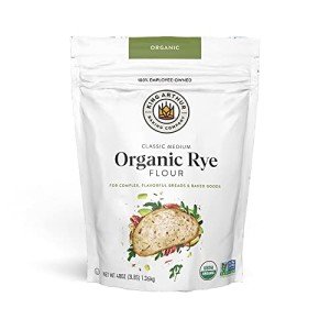 Organic Medium Rye Flour for Flavorful Baking - 3 lbs
