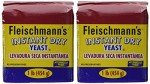 Fleischmann's Instant Yeast - 2 Pack 16 Oz Bags