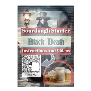 Black Death Dehydrated Sourdough Starter Culture