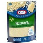 Kraft Shredded Natural Mozzarella Cheese, 8 oz