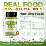 Fair Trade Vegan Cashew Parmesan Cheese - 4oz