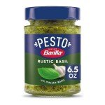 Barilla Rustic Basil Pesto Sauce, 6.5 oz Jar