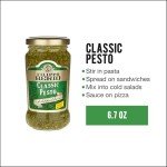 Filippo Berio Classic Basil Pesto, 6.7 oz Jar