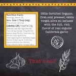 Garlic Gold Extra Virgin Olive Oil - 8.44 Fl Oz