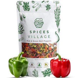 Dehydrated Bell Pepper Flakes - 16 Oz