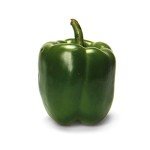 Fresh Organic Green Bell Peppers for Pizza Topping