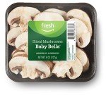 Sliced Baby Bella Mushrooms by Amazon Fresh, 8 Oz
