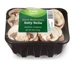 Sliced Baby Bella Mushrooms by Amazon Fresh, 8 Oz