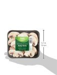 Sliced Baby Bella Mushrooms by Amazon Fresh, 8 Oz