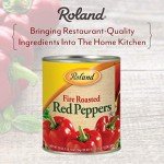 Roland Fire Roasted Red Peppers, 28 oz Can (4-Pack)