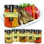 Grilled Roasted Sweet Bell Peppers in Oil