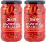 Gefen Roasted Red Pepper Strips, 16 oz Duo