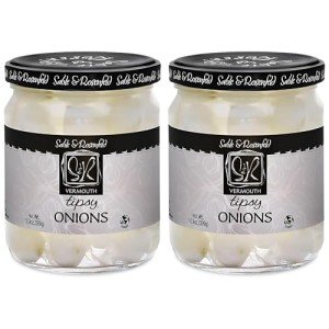 Tipsy Onions in French Vermouth - 2 Pack