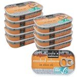 Cole's Olive Oil Smoked Salmon - 10 Can Pack