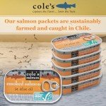 Cole's Olive Oil Smoked Salmon - 10 Can Pack