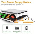 BROMECH 88lb Commercial Food Scale with LCD Display