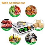 BROMECH 88lb Commercial Food Scale with LCD Display